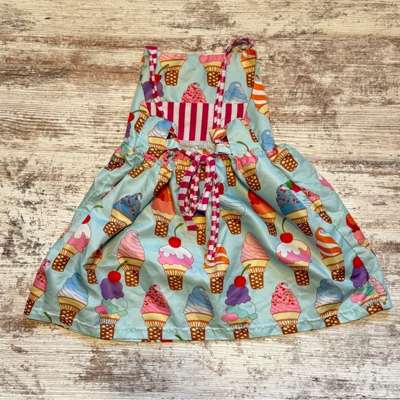 Colorful Ice Cream Print Dress - Picture 1 of 2
